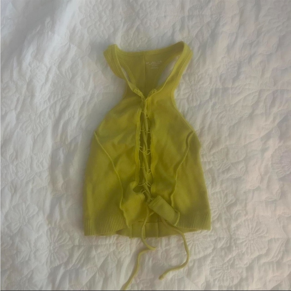 Urban Outfitters Halter Tie Open Top in Green Size XS/S - Picture 1 of 4